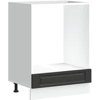 vidaXL Herdumbauschrank Porto 0 x 0 x 0 cm Schwarz