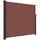 vidaXL Seitenmarkise Ausziehbar 180 x 500 cm Braun