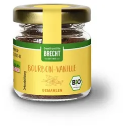 Brecht Bourbon Vanille gemahlen im Glas bio