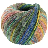 Lana Grossa Häkelwolle Cool Merino Blau/Gelb/Grün 50 g