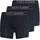 Tommy Hilfiger Boxer "3P BOXER BRIEF DTM", Herren, Gr. S (48), 3 Stk., blau (des sky, des sky, des sky), Jersey, Obermaterial: 95% Baumwolle, 5% Elasthan, TOMMY HILFIGER UNDERWEAR, unifarben, körpernah, Unterhosen, mit Logobund