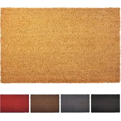 karathomeliving Fußmatte Kokos   Natur   17 mm