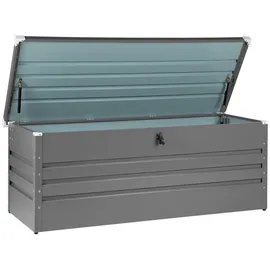 Beliani Truhe CEBROSA 165 x 63 x 70 cm Grau