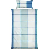 Erwin Müller Weichfrottier Bettwäsche in blau | Gr.: 155x220 cm (40x80 cm)