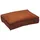 Designed by Lotte Hundebett Ribbed 70 x 55 cm terrakotta