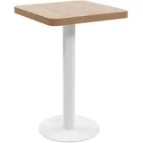 vidaXL Bistrotisch 50 x 50 cm Hellbraun