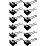 Maul 21351-90 Foldback-Klammer, schwarz, (B)51 mm, Klemmweite: 28 mm