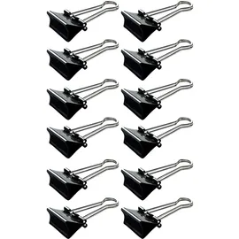 Maul 21351-90 Foldback-Klammer, schwarz, (B)51 mm, Klemmweite: 28 mm