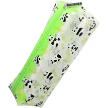 ONLINE USV-Systeme Online Federmäppchen Panda Schlamperetui, aus Kunststoff, grün