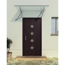 Buylando Glaswerk Westfalen- (V)160x90cm Klar Glasvordach+Halter transparent