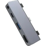 Hyper Drive 4-in-1 USB-C Hub iPad Pro Grau