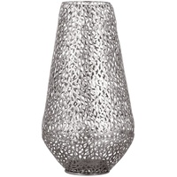 Casablanca modernes Design Casablanca - Boden-Windlicht - Purley - Metall - antik-Silber - Tischdeko - Höhe 46 - Ø 25 cm