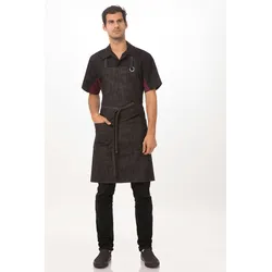 Chef Works® CORVALLIS Latzschürze Urban Artikel ABXX052 in Schwarz-Burgund