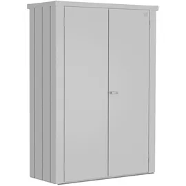 Biohort Terrassenschrank Romeo M 132 x 57 x 181 cm Silber