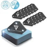 STAHLWERK 3 x Schweißwinkel 4er Set Magnet 4 kg 9 lbs) Schweißmagnet Magnetwinkel