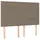 vidaXL Boxspringbett 140 x 200 cm Taupe