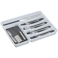 Relaxdays Besteckkasten 2 x für Schubladen 4,5 x 33