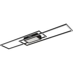 Deckenleuchte SAUNDERS (LBH 96x19.60x5 cm) - schwarz - LBH 96x19.60x5 cm
