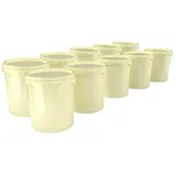 FixedByU Putzeimer 16 Liter Beige 10 St.