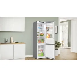 Bosch Serie 4 KGN392I1F Kühl-Gefrierkombination (363 l, 2030 mm hoch, Edelstahl)