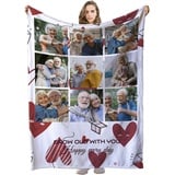 Personalisierte Geschenke Frauen und männer,Personalisierte Decke mit Foto,Personalisierte Kuscheldecke Personalisiert Foto,Fotodecke mit Foto,Personalisierte Geburtstagsgeschenke Weihnachts Geschenke