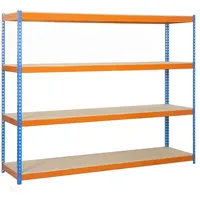 Simonrack Ecoforte 1206-4 Regalsystem Blau Und Orange Robust