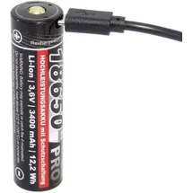 kraftmax Pro USB 18650 3400 mAh 1 St.