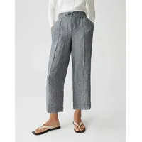 Opus Loose Fit Stoffhose aus reinem Leinen Modell MAIKITO Dunkelblau, 34