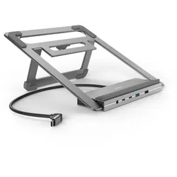 Hama Essential Line "Connect2Office Stand" - Dockingstation + Notebook-Halterung