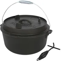 El Fuego Dutch Oven 11,4 l Gusseisen schwarz