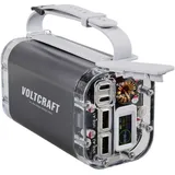 VOLTCRAFT VC-PB-100W-40000-IP67 Powerbank 40000 mAh USB PD LiPo USB-C®, USB-A (Host) Aluminium-Grau LED Taschenlampe, Outdoor,