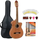 Dimavery CN-300 Klassikgitarre, mahagoni