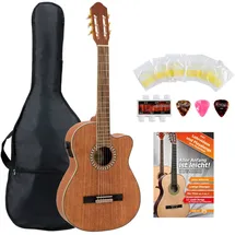 Dimavery CN-300 Klassikgitarre, mahagoni
