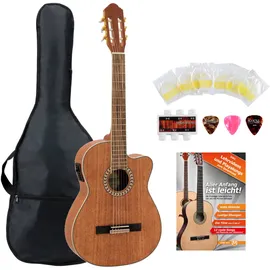 Dimavery CN-300 Klassikgitarre, mahagoni