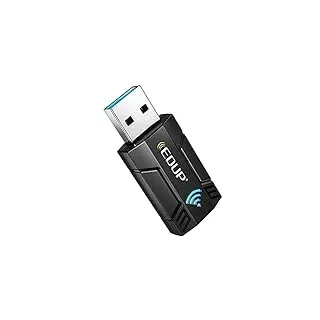 EDUP USB WLAN Stick, 1300Mbit/s Dualband (867Mbit/s (5GHz), 400Mbit/s (2,4GHz), 802.11 AC, USB 3.0 WiFi Adapter, Eingebaute Antenne, unterstützt Windows XP/ 7/ 8.1/ 10, Linux, Mac