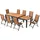 Merxx Santorin Set 9-tlg. Grau