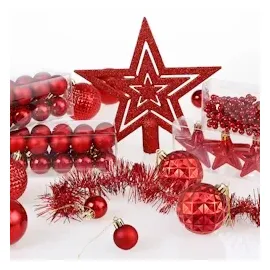 DEUBA Christbaumschmuck Rot