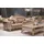 JV Möbel Sitz Dreisitzer Sofa 3 Sitzer Klassische Couch Sofas Stoff Stil Barock Samt Neu