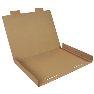 TransPak Kalenderverpackung, 630 x 430 x 10 mm, Qualität 1.20 B, braun, DIN A2