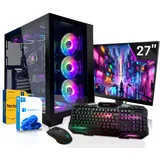 Gaming PC Set•i9-14900KF•4070 Super 12GB•64GB-6000 Kingston FURY•2TB NVMe•27 Zol