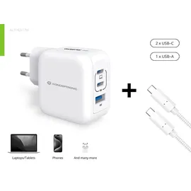 Conceptronic ALTHEA17W 3-Port-67-W-USB-Ladegerät