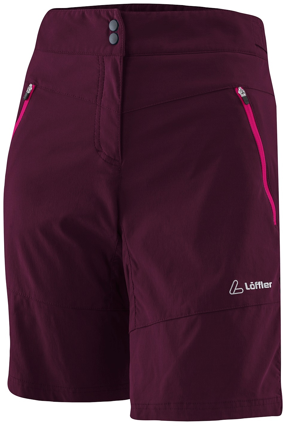 Löffler W Bike Shorts Evo-E CSL Fahrradshorts rot- Gr. 42