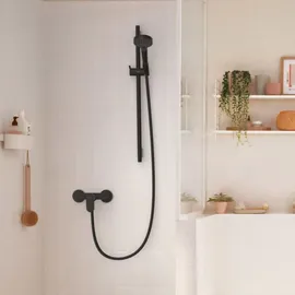 Hansgrohe Rebris S Einhebel-Duscharmatur Aufputz für 1 Verbraucher Mattschwarz 72640670