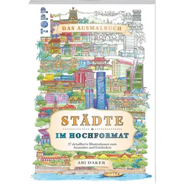 Frechverlag Städte im Hochformat Ausmalbuch 1 St.