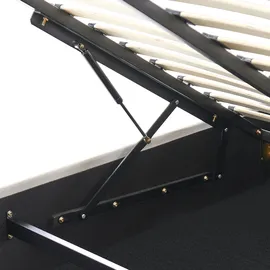 Beliani Challans 180 x 200 cm Schwarz/Weiß