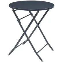 [en.casa] Sande Klapptisch Ø 62 x 71 cm Schwarz