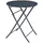 [en.casa] Sande Klapptisch Ø 62 x 71 cm Schwarz