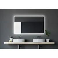 Talos Sun Badspiegel mit Beleuchtung - Badezimmerspiegel 120x70 cm