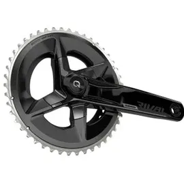 Sram Rival AXS Quarq Powermeter Kurbel Road DUB 2x12-fach 48/35T schwarz 175mm 2022 Powermeter Kurbeln