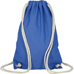 Event-Bag - 11 Farben | mit robusten Zugbändern | 21x29cm | Jutebeutel | kleiner Turnbeutel | unbedruckt, royalblau